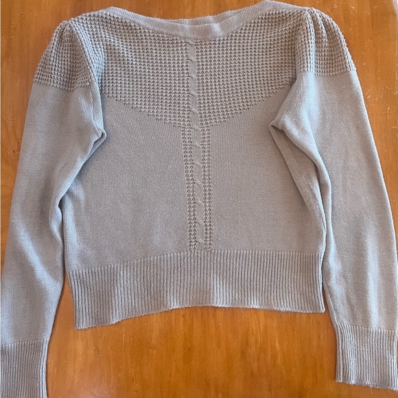 Andrew St. John Sweaters - Vintage Andrew St. John Light Gray Knit Sweater-Medium